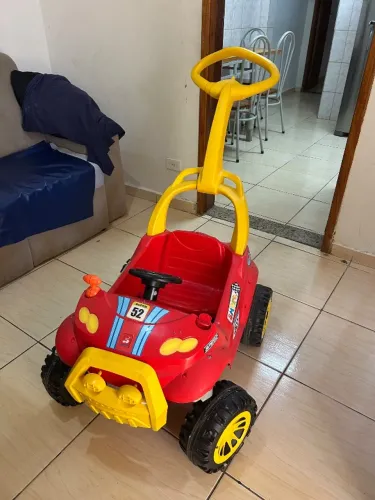 Carrinho smart bandeirantes com pedal impecável