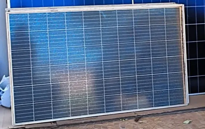 Painel solar com conversor WEG