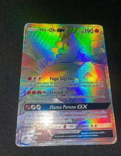 Carta Pokémon Ho-Oh GX (SM80)