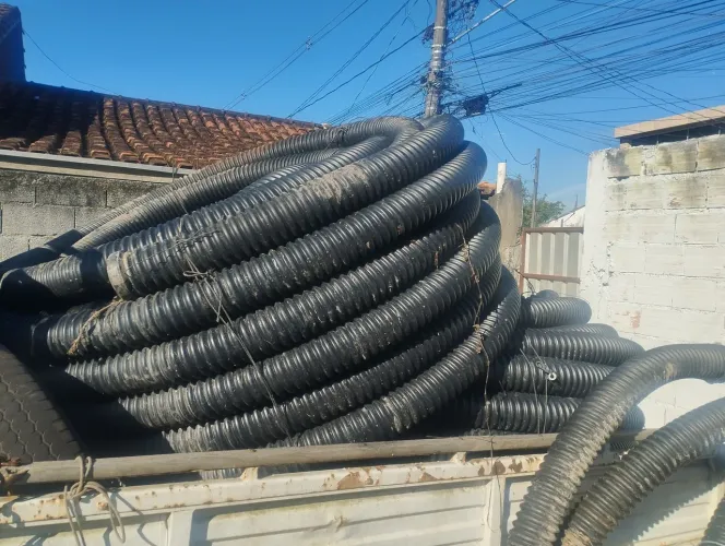 Tubo corrugado 50mts 100mm