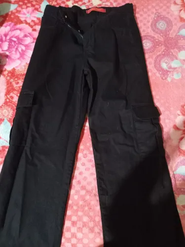 Calça cargo preta 