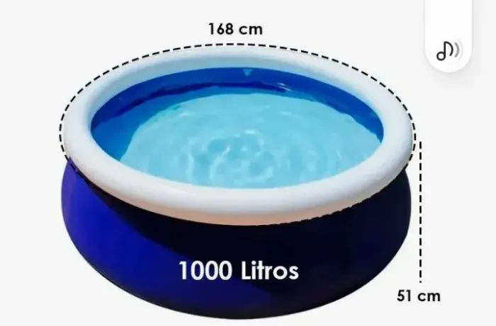 Piscina plástica