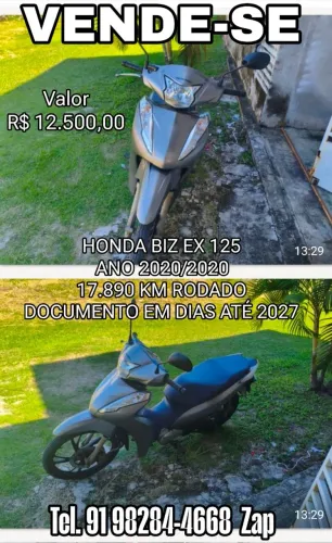 VENDO BIZ EX 125 R$ 12.500,00