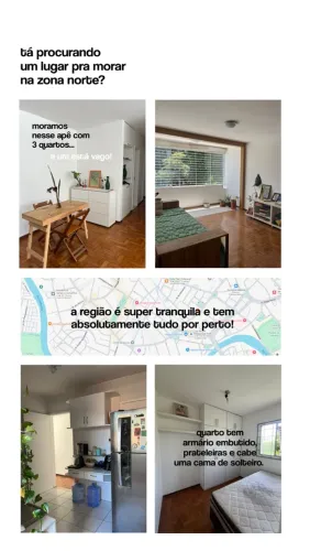 Quarto em apartamento - casa forte 