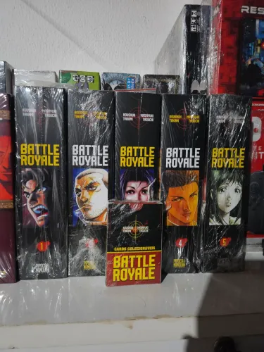 Coleção Completa Battle Royale Vol. 1 a 5 Pipoca & Nanquim