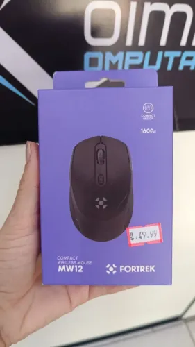 Mouse sem Fio Fortrek MW12 - 2.4GHz - 1600dpi - Loja Coimbra COmputadores Entrega