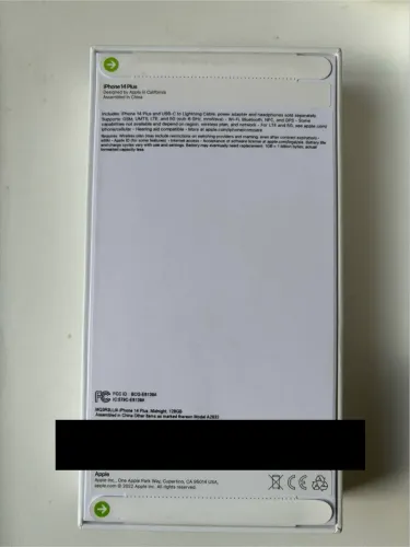 iPhone 14 Plus 128gb lacrado preto
