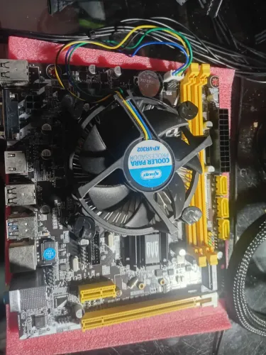 kit intel placa mae e processador