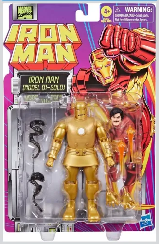 Marvel Legends Series Iron Man (Model 01 - Gold), Iron Man Comics Marvel comics hasbro