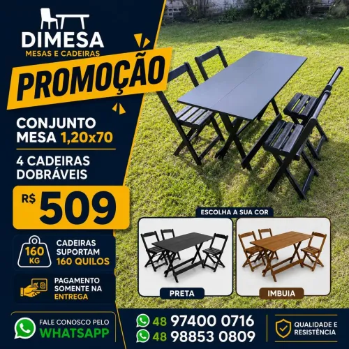 Jogo de mesas e cadeiras dimesa direto da fábrica #cadeiras tudo a pronta entrega.
