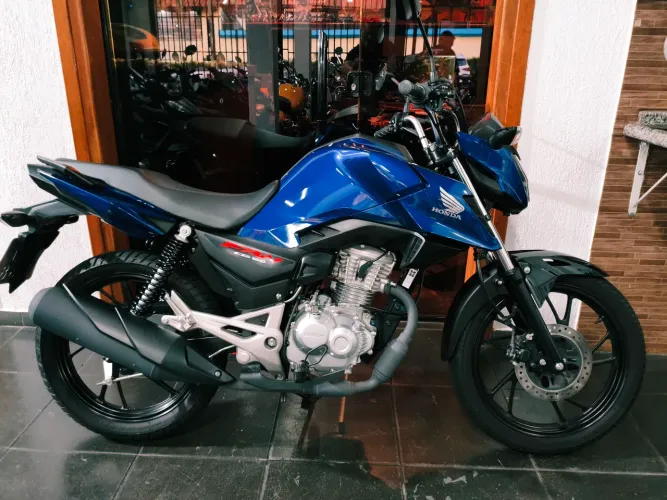 HONDA CG FAN 160 AZUL 2025 NOVA