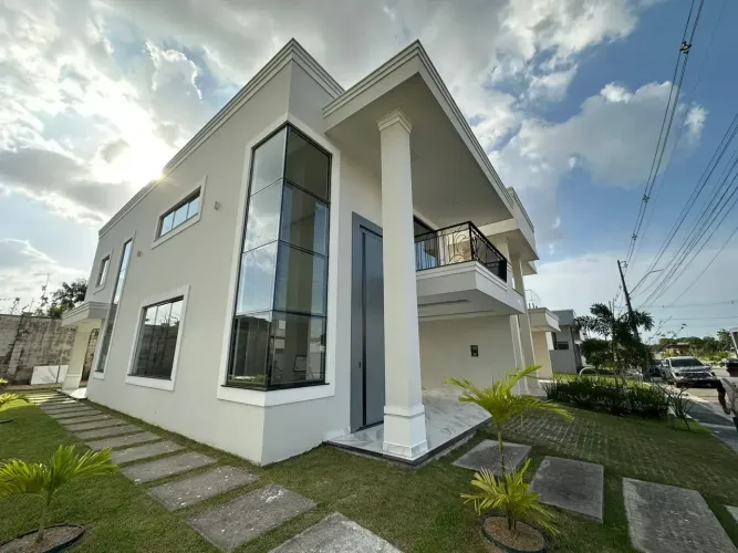 Casa Condomínio Jardim do Lago - 250 m² com 4 suítes, churrasqueira, 2 vgs - Belém - PA