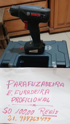FURADEIRA E PARAFUSADEIRA PROFISSIONAL 