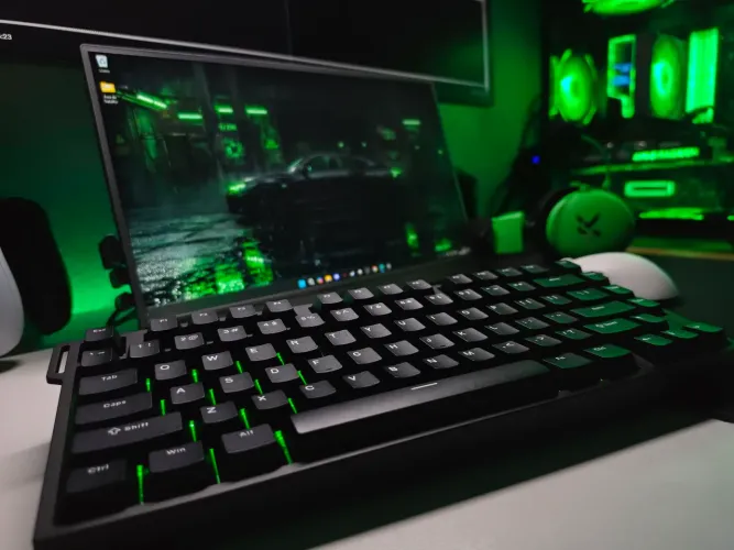 Teclado Gamer Magnético Attack Shark R82 He - NOVO NA CAIXA