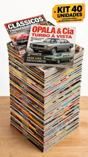 KIT 40 Revistas carros antigos clássicos  - coleção Rara