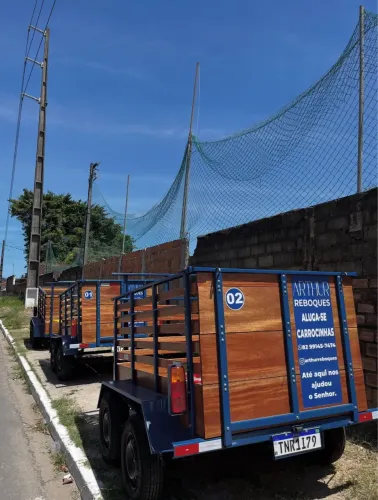 ARTHUR REBOQUES Aluguel de carrocinha