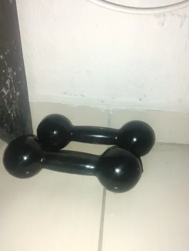 Halter 2kg Emborrachados Ferro Fundido