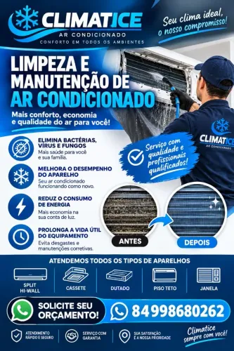 Limpeza e manutenção de ar condicionado