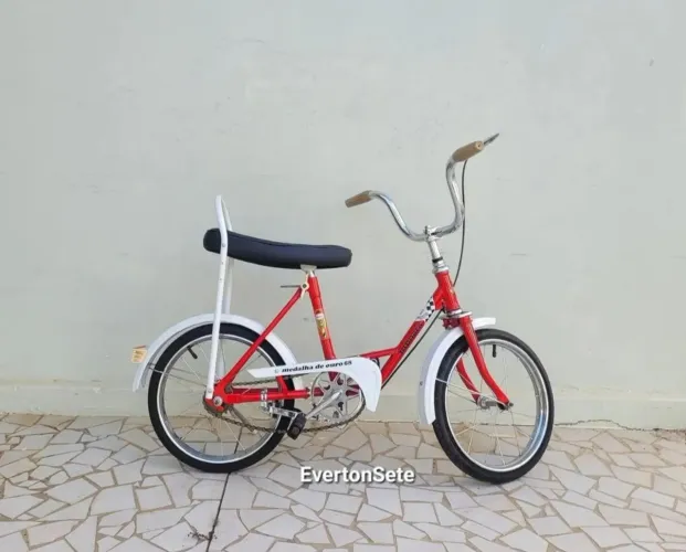 Bicicleta antiga Monark Monareta Mirim Ano 1968 Raríssima 