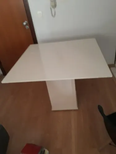 Mesa de Jantar quadrada 1 x 1 metro estado de zero