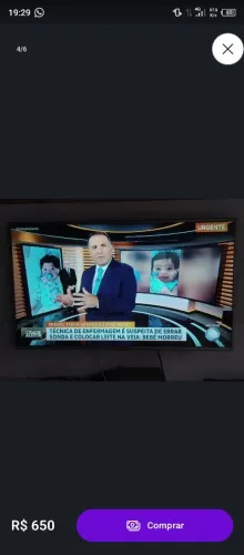 Tv LG LED 47 polegadas semi nova
