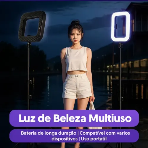 Luz Ring Led Profissional Estabilizador De Celular Portátil