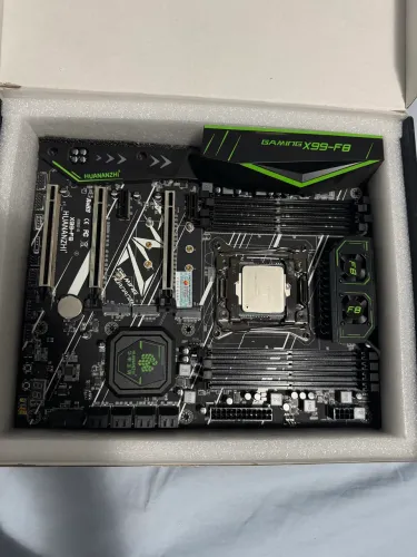 Kit PC - Placa mãe Haunanzhi X99-F8 + Xeon E5 2666 V3