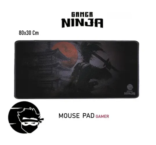 Mouse Pad Gamer Musashi 80x30 Cm Ninja