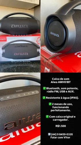 Vendo bombox aiwa