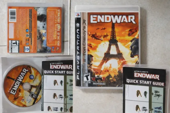 jogo end war playstation 3 com capa - original - perfeito