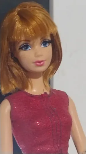 Barbie midge ruiva fashion
