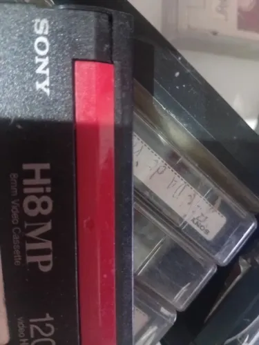 Fitas8mm para hi8 video e audio