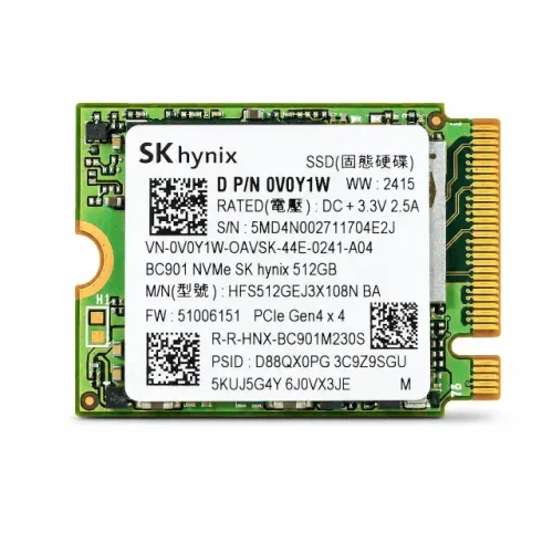 SSD NVME 512GB GEN4 SK HYNIX M.2 2230