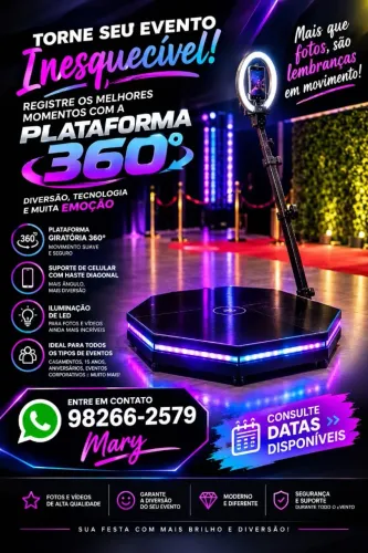 Plataforma 360 Novembro ainda tem datas