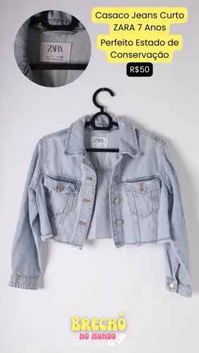 JAQUETINHA JEANS ZARA