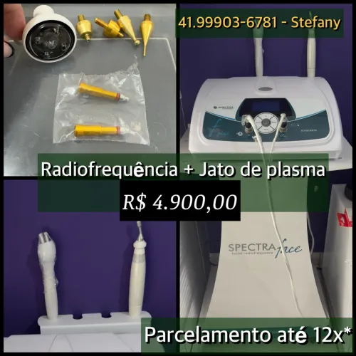 Radiofrequência e Jato de Plasma