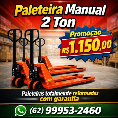 Paleteira manual hidráulica
