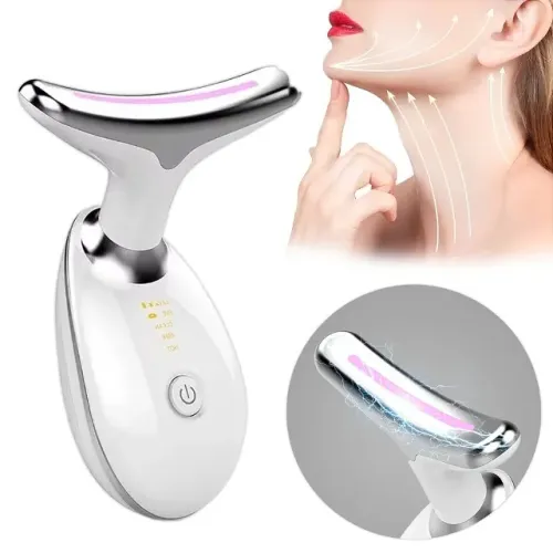 Massageador Facial Elétrico Pescoço Face Firmeza USB Mulher Homem Unissex 