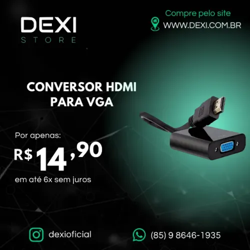 CONVERSOR HDMI PARA VGA