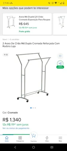 Arara inox, reforçada 