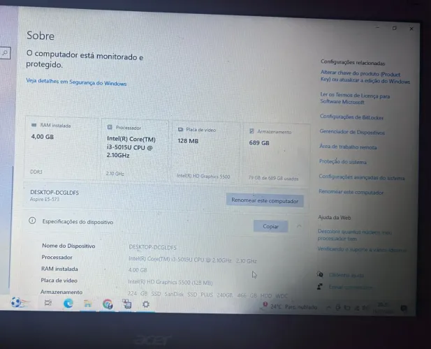 Notebook acer