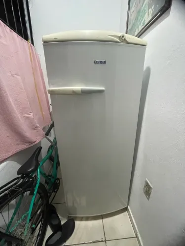 Geladeira gelo seco toda boa nunca foi mexida está toda original pronta pra vender 