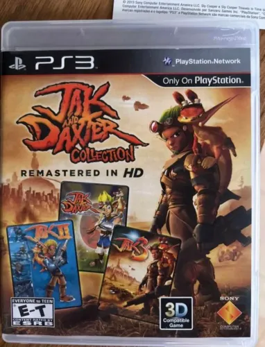 Jogo ps3 jak and daxter collection - remastered hd