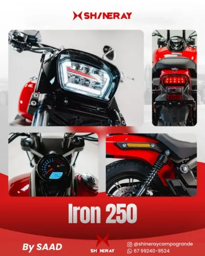 Shineray IRON 1 Real de entrada zero KM - melhores condições
