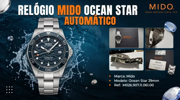 Relógio Mido Ocean Star Automático