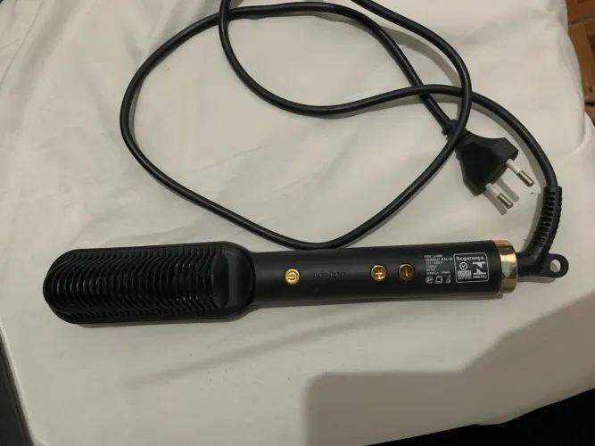 Escova alisadora Black Gold APMA