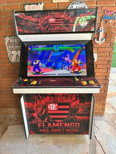 Fliperama 32'' classico 10 Mil jogos - PROMOÇÃO DE Pré-Férias