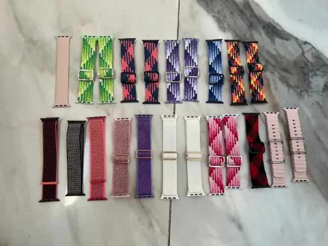 Kit 22 Pulseiras Apple Watch Smartwatch 38 40 41 42 mm Variadas