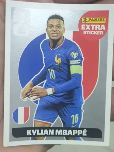Figurinha legend Kylian Mbappé Prata Copa 2026