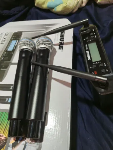 Microfone duplo Sem Fio GLXD4 SHURE